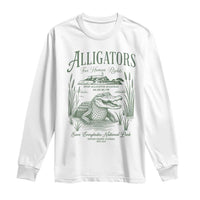 Alligators for Human Rights Long Sleeve Shirt Save Everglades Alcatraz - Wonder Print Shop