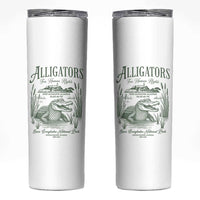 Alligators for Human Rights Skinny Tumbler Save Everglades Alcatraz - Wonder Print Shop