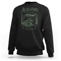 Alligators for Human Rights Sweatshirt Save Everglades Alcatraz - Wonder Print Shop