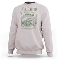 Alligators for Human Rights Sweatshirt Save Everglades Alcatraz - Wonder Print Shop