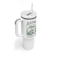 Alligators for Human Rights Tumbler With Handle Save Everglades Alcatraz - Wonder Print Shop