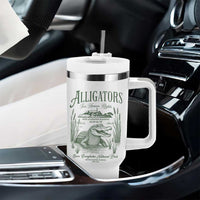 Alligators for Human Rights Tumbler With Handle Save Everglades Alcatraz - Wonder Print Shop