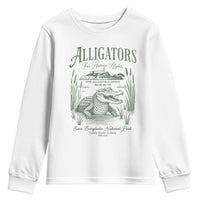Alligators for Human Rights Youth Sweatshirt Save Everglades Alcatraz - Wonder Print Shop