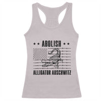 Abolish Alligator Prison Racerback Tank Top Stop Alcatraz Sace Everglades - Wonder Print Shop