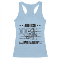 Abolish Alligator Prison Racerback Tank Top Stop Alcatraz Sace Everglades - Wonder Print Shop