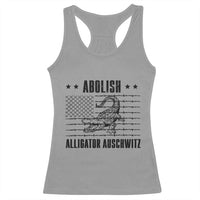 Abolish Alligator Prison Racerback Tank Top Stop Alcatraz Sace Everglades - Wonder Print Shop