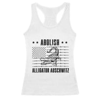 Abolish Alligator Prison Racerback Tank Top Stop Alcatraz Sace Everglades - Wonder Print Shop