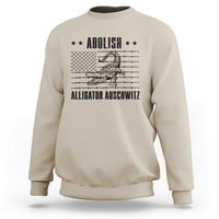 Abolish Alligator Prison Sweatshirt Stop Alcatraz Sace Everglades - Wonder Print Shop