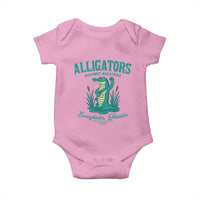 Alligators Against Alcatraz Baby Onesie Everglades Florida for Human Rights - Wonder Print Shop