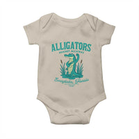Alligators Against Alcatraz Baby Onesie Everglades Florida for Human Rights - Wonder Print Shop