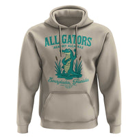 Alligators Against Alcatraz Hoodie Everglades Florida for Human Rights - Wonder Print Shop