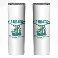 Alligators Against Alcatraz Skinny Tumbler Everglades Florida for Human Rights - Wonder Print Shop