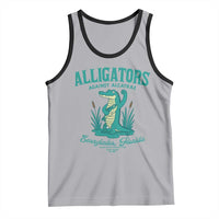 Alligators Against Alcatraz Tank Top Everglades Florida for Human Rights - Wonder Print Shop