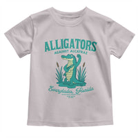 Alligators Against Alcatraz Toddler T Shirt Everglades Florida for Human Rights - Wonder Print Shop