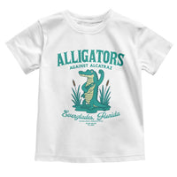 Alligators Against Alcatraz Toddler T Shirt Everglades Florida for Human Rights - Wonder Print Shop