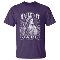 Nailed It Jael Judges 4 Old Testament T Shirt Funny Biblical Woodcut Christian Faith