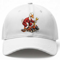 Funny Duck Mechanic Race Car Pit Crew Baseball Cap Motorsports Enthusiast Auto Repair