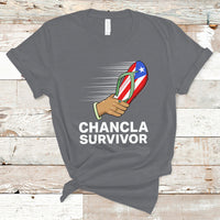 Puerto Rico T Shirt Chancla Survivor Puerto Rico Flag Boricua Hispanic Heritage - Wonder Print Shop