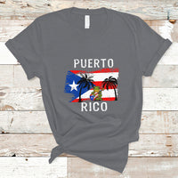 Puerto Rico T Shirt Puerto Rico Flag Spirit Animal Coqui Frog Puerto Rican Boricua - Wonder Print Shop