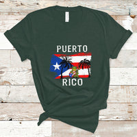 Puerto Rico T Shirt Puerto Rico Flag Spirit Animal Coqui Frog Puerto Rican Boricua - Wonder Print Shop