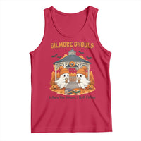 Cute Gilmore Ghouls Halloween Ghost Tank Top Cozy Fall Aesthetic with Pumpkin Spice and Books - Wonder Print Shop