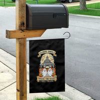 Gilmore Ghouls Halloween Ghost Garden Flag Cute Couple Spooky Boo with Fall Gazebo - Wonder Print Shop