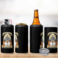 Gilmore Ghouls Halloween Ghost 4 in 1 Can Cooler Tumbler Cute Couple Spooky Boo with Fall Gazebo - Wonder Print Shop