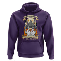 Gilmore Ghouls Halloween Ghost Hoodie Cute Couple Spooky Boo with Fall Gazebo - Wonder Print Shop