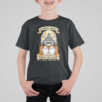 Gilmore Ghouls Halloween Ghost T Shirt For Kid Cute Couple Spooky Boo with Fall Gazebo - Wonder Print Shop