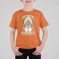 Gilmore Ghouls Halloween Ghost T Shirt For Kid Cute Couple Spooky Boo with Fall Gazebo - Wonder Print Shop