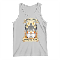 Gilmore Ghouls Halloween Ghost Tank Top Cute Couple Spooky Boo with Fall Gazebo - Wonder Print Shop