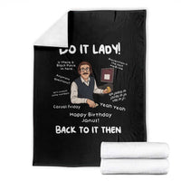 Do It Lady and Back To It Then Throw Blanket Funny Office Joke Vintage Mustache Guy Meme - Wonder Print Shop