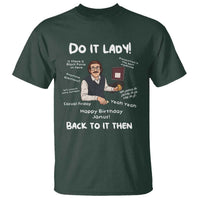 Do It Lady and Back to It Then T Shirt Funny Office Joke Vintage Mustache Guy Meme - Wonder Print Shop