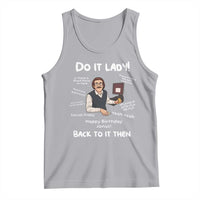Do It Lady and Back To It Then Tank Top Funny Office Joke Vintage Mustache Guy Meme - Wonder Print Shop