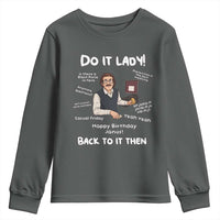 Do It Lady and Back to It Then Youth Sweatshirt Funny Office Joke Vintage Mustache Guy Meme - Wonder Print Shop