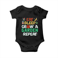 Eat Sleep Grow a Garden Repeat Baby Onesie Funny Gamer-Inspired Gardening Gift for Plant Lovers - Wonder Print Shop