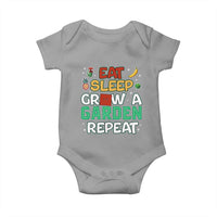 Eat Sleep Grow a Garden Repeat Baby Onesie Funny Gamer-Inspired Gardening Gift for Plant Lovers - Wonder Print Shop