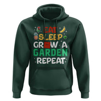 Eat Sleep Grow a Garden Repeat Hoodie Funny Gamer-Inspired Gardening Gift for Plant Lovers - Wonder Print Shop