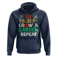 Eat Sleep Grow a Garden Repeat Hoodie Funny Gamer-Inspired Gardening Gift for Plant Lovers - Wonder Print Shop