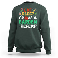 Eat Sleep Grow a Garden Repeat Sweatshirt Funny Gamer-Inspired Gardening Gift for Plant Lovers - Wonder Print Shop