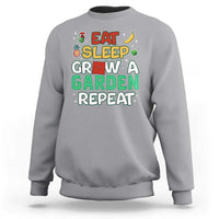 Eat Sleep Grow a Garden Repeat Sweatshirt Funny Gamer-Inspired Gardening Gift for Plant Lovers - Wonder Print Shop