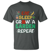 Eat Sleep Grow a Garden Repeat T Shirt Funny Gamer-Inspired Gardening Gift for Plant Lovers - Wonder Print Shop