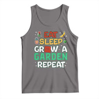 Eat Sleep Grow a Garden Repeat Tank Top Funny Gamer-Inspired Gardening Gift for Plant Lovers - Wonder Print Shop