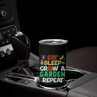 Eat Sleep Grow a Garden Repeat Tumbler Cup Funny Gamer-Inspired Gardening Gift for Plant Lovers - Wonder Print Shop