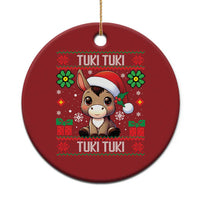 Latin American Xmas Christmas Ornament Mi Burrito Mexican Donkey Latino Ugly Christmas - Wonder Print Shop