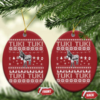 Latin American Xmas Christmas Ornament Tuki Tuki Mi Burrito Latino Ugly Christmas - Wonder Print Shop