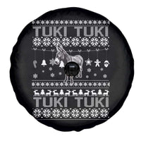 Latin American Xmas Spare Tire Cover Tuki Tuki Mi Burrito Latino Ugly Christmas
