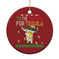 Mexican Xmas Christmas Ornament Tis The Season For Tequila Dabbing Alcohol Lover - Wonder Print Shop