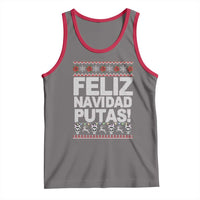 Mexican Christmas Tank Top Feliz Navidad Putas Funny Mexican Ugly Christmas Party