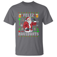 Christmas Dart Lover T Shirt Feliz Navidarts Santa Navidad Ugly Sweater - Wonder Print Shop
